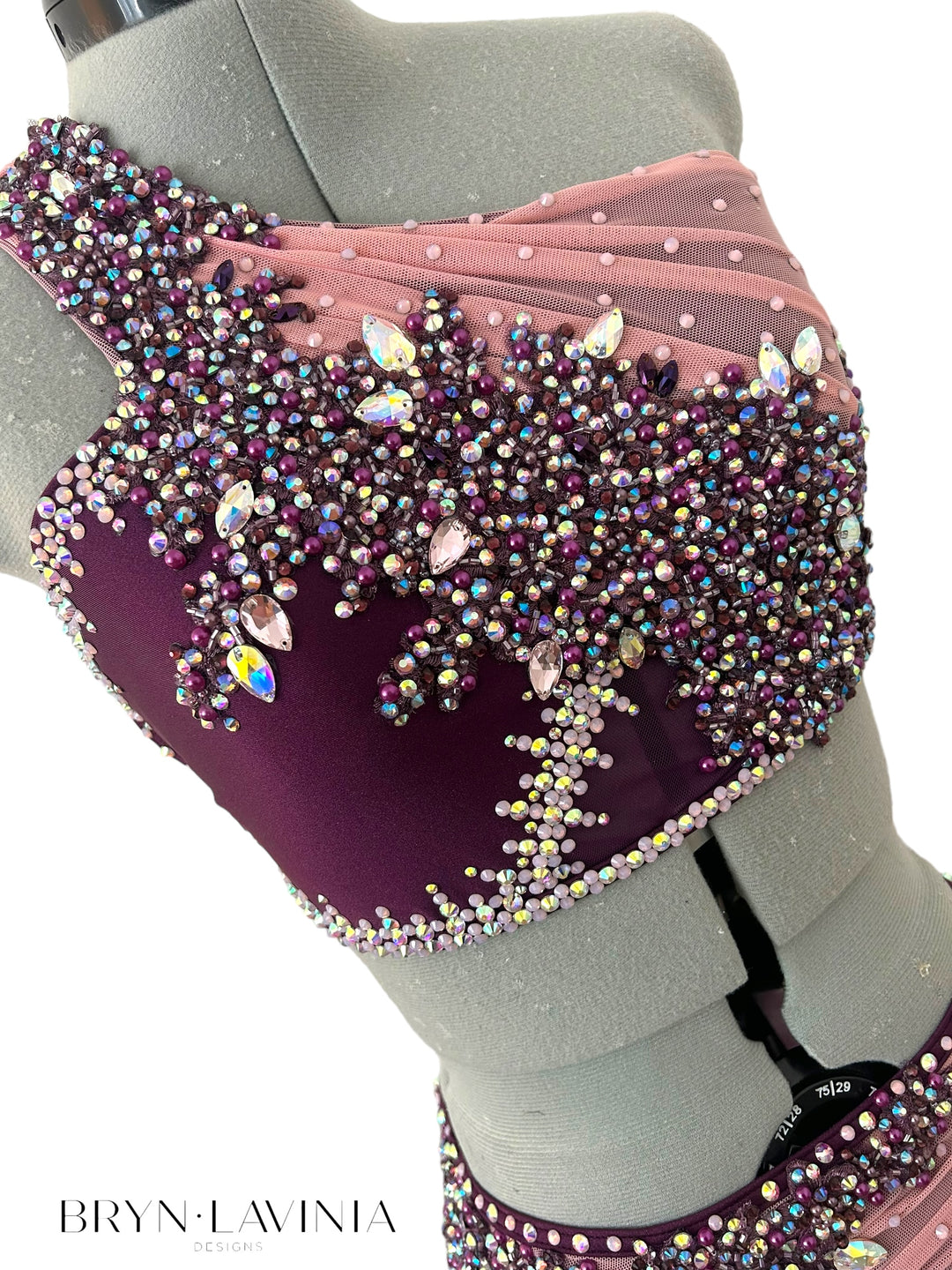 NEW AM Dark Purple/Pink ready to ship costume