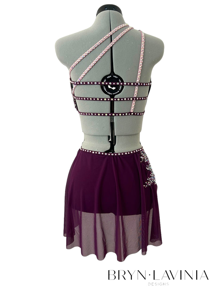 NEW AM Dark Purple/Pink ready to ship costume