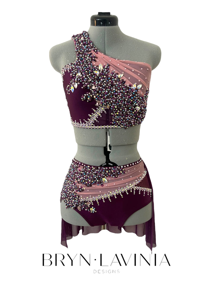 NEW AM Dark Purple/Pink ready to ship costume