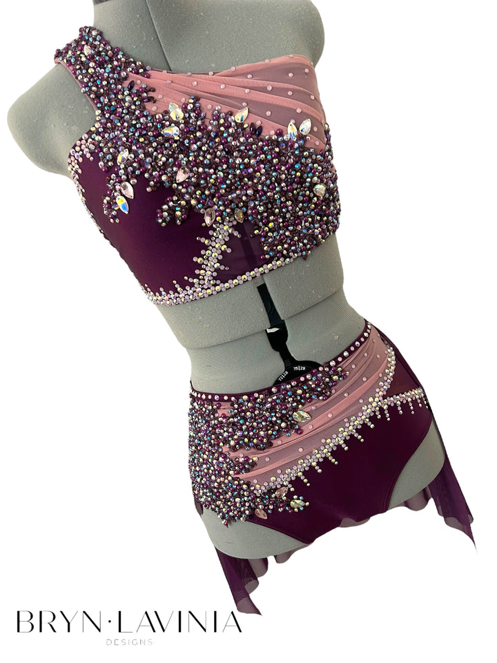 NEW AM Dark Purple/Pink ready to ship costume