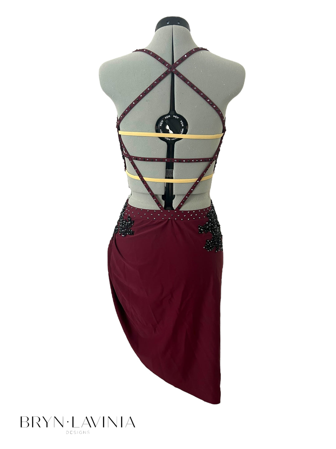 NEW AM Burgundy/Black ready to ship costume