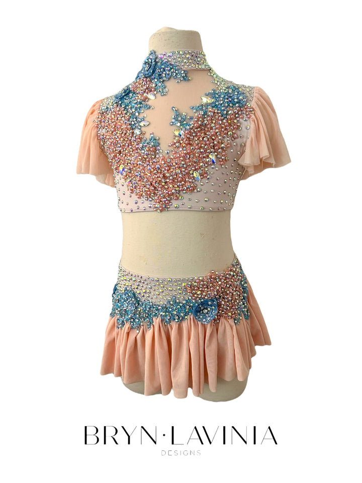 NEW CL Peach/Light Blue ready to ship costume