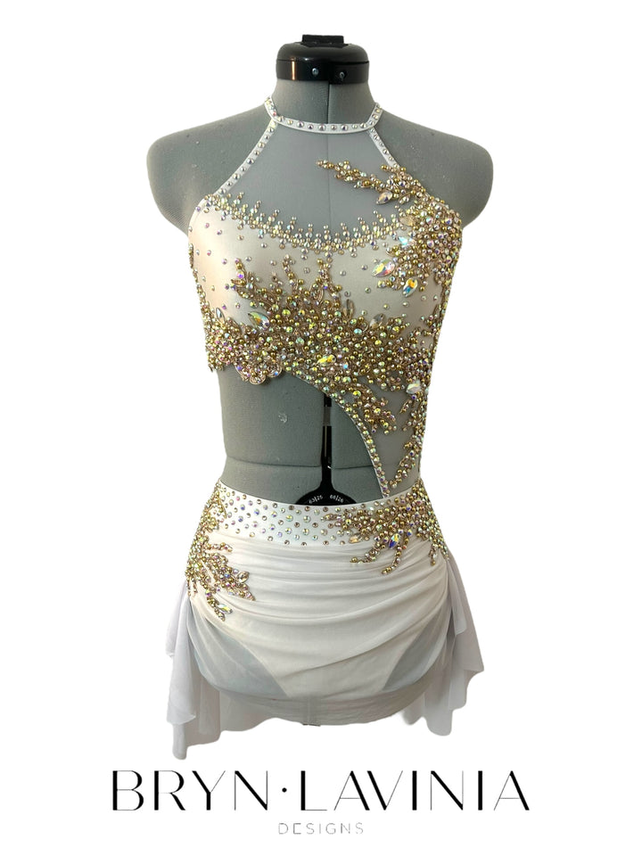 NEW AXS White/Gold ready to ship costume