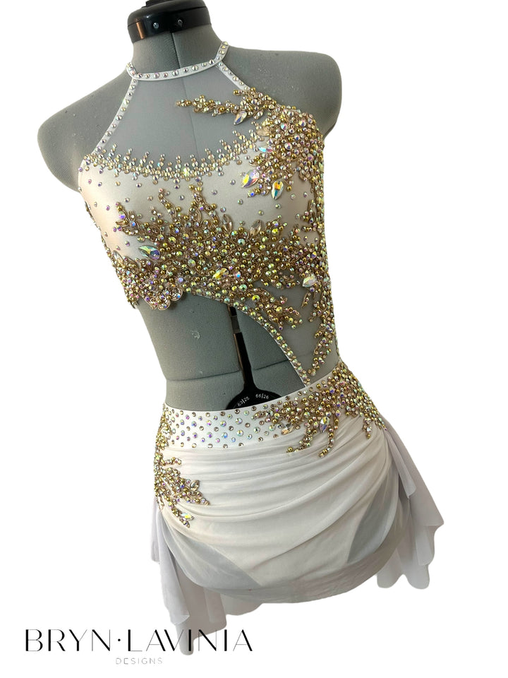 NEW AXS White/Gold ready to ship costume