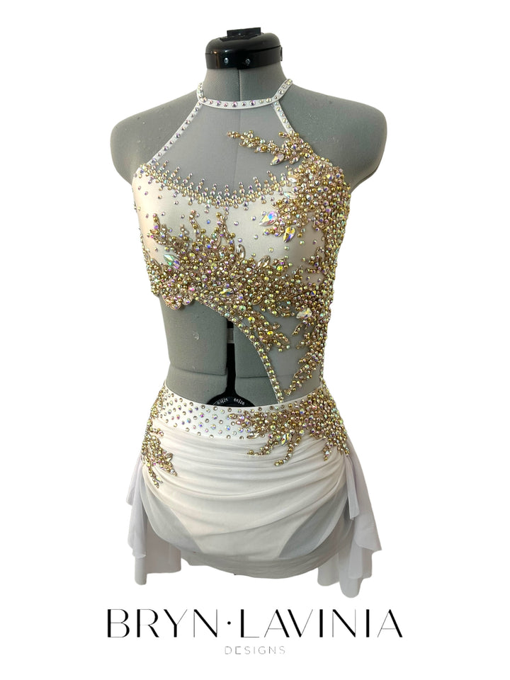 NEW AXS White/Gold ready to ship costume