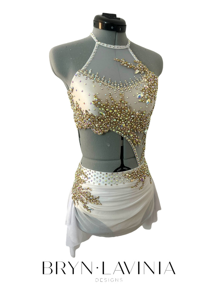 NEW AXS White/Gold ready to ship costume