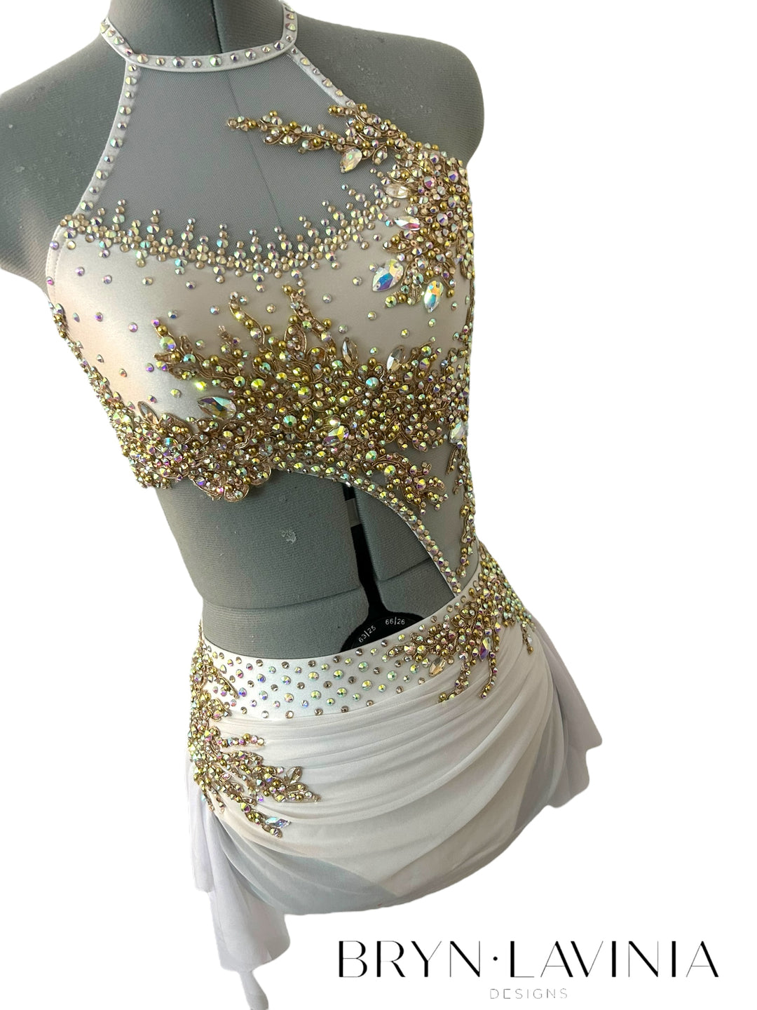 NEW AXS White/Gold ready to ship costume