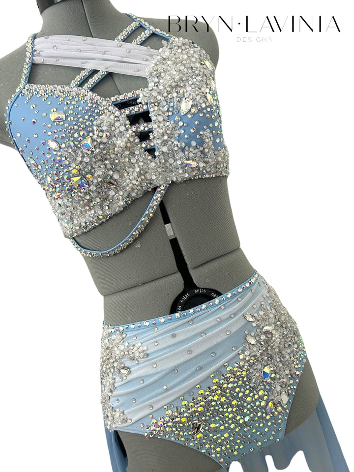 NEW AXS Light Blue/White ready to ship costume