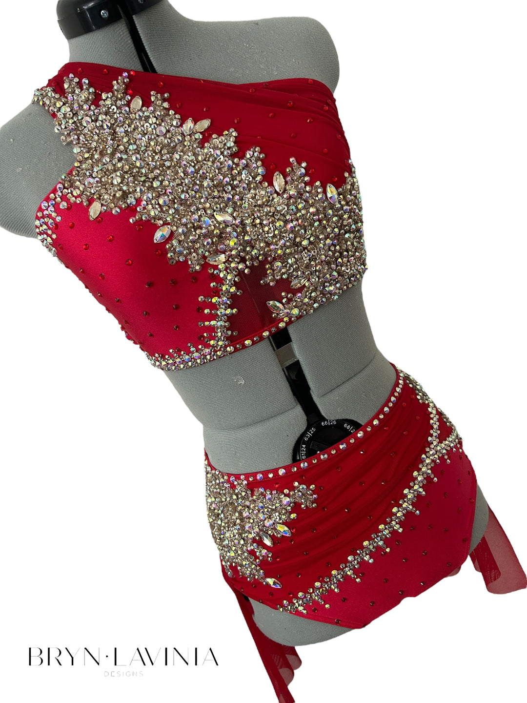 NEW AS Red/Champagne ready to ship costume