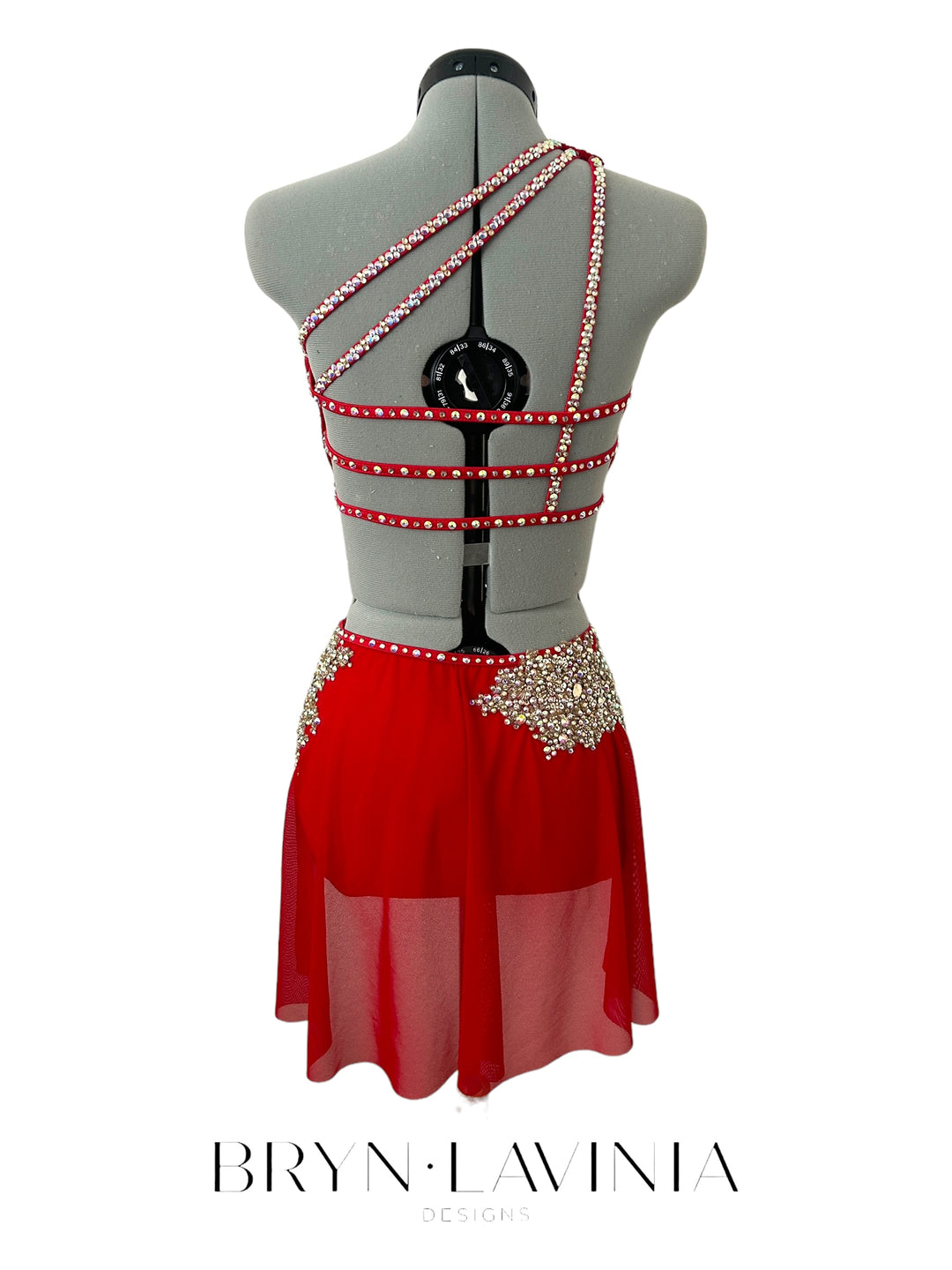 NEW AS Red/Champagne ready to ship costume