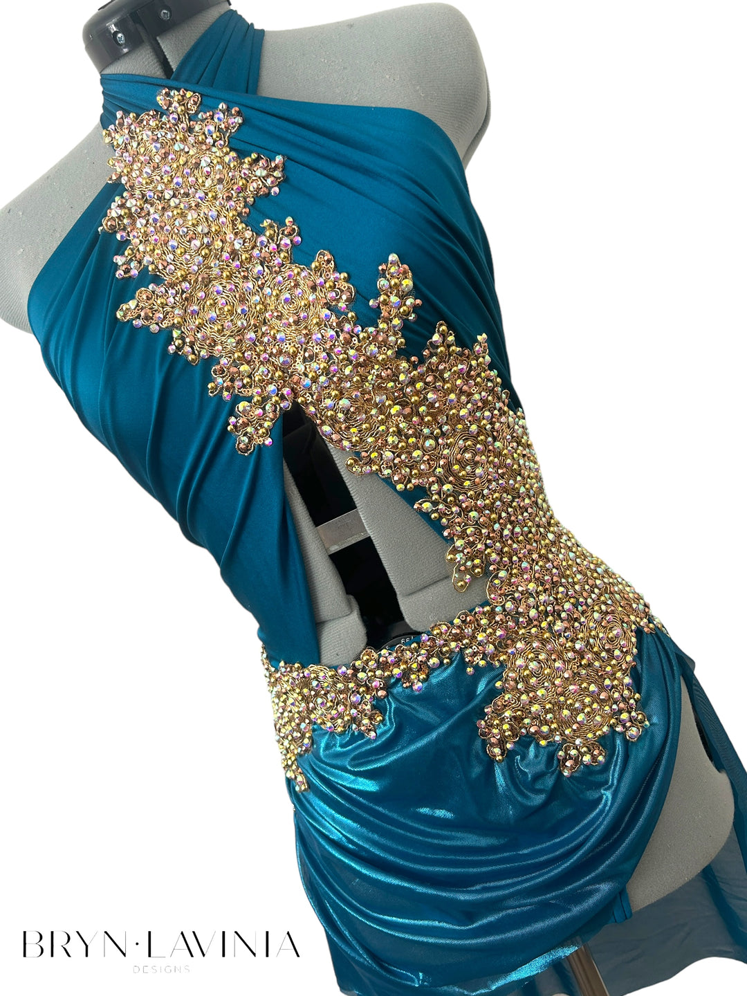 NEW AXS Dark Teal/Gold ready to ship costume