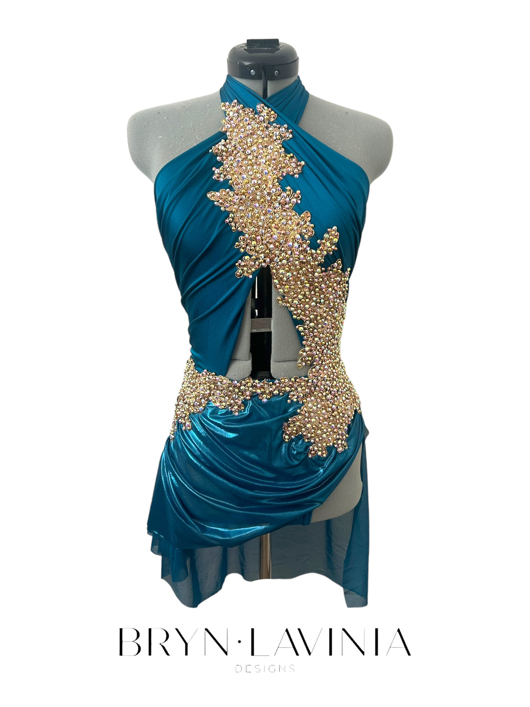 NEW AXS Dark Teal/Gold ready to ship costume