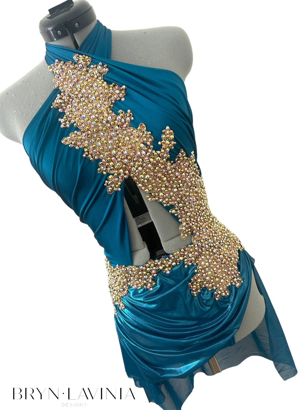 NEW AXS Dark Teal/Gold ready to ship costume