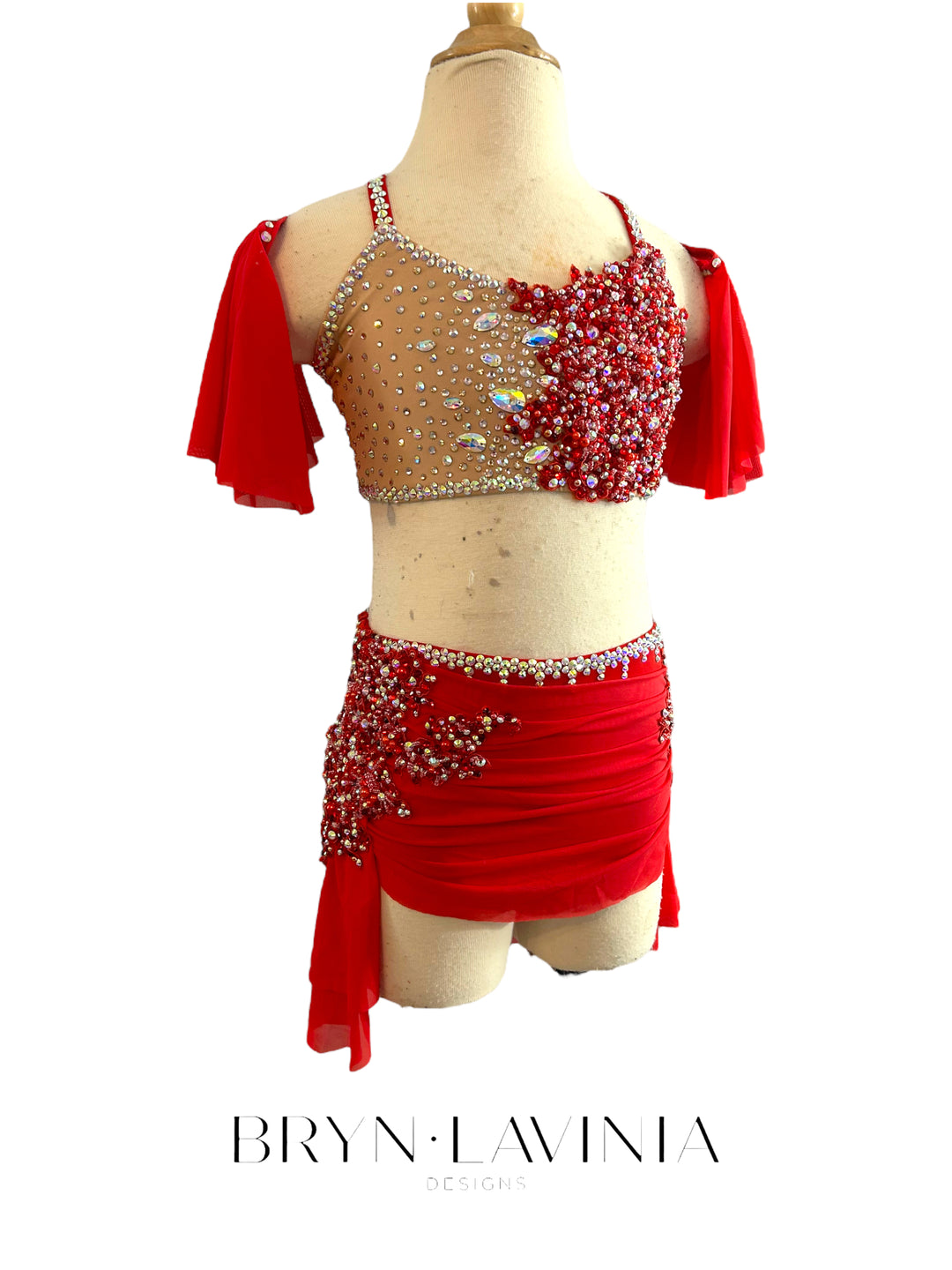 NEW CL red/nude ready to ship costume