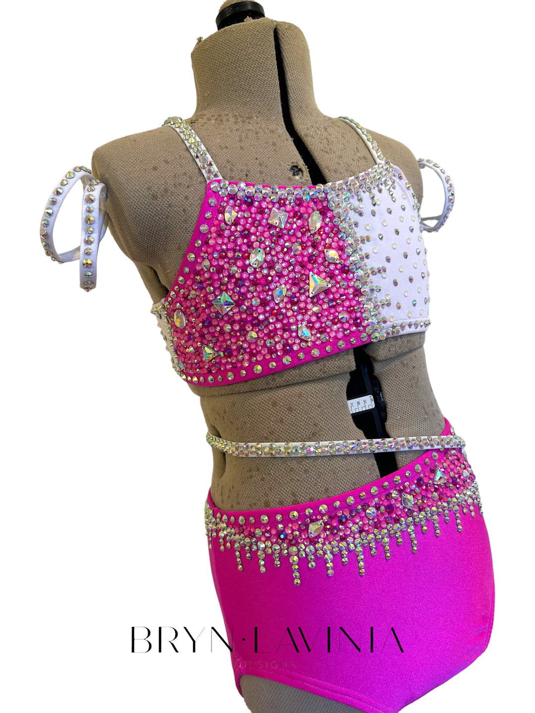 NEW CL Hot Pink/White ready to ship costume