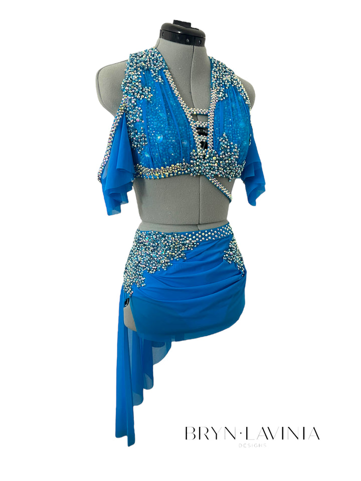 NEW AXS Turquoise lyrical costume