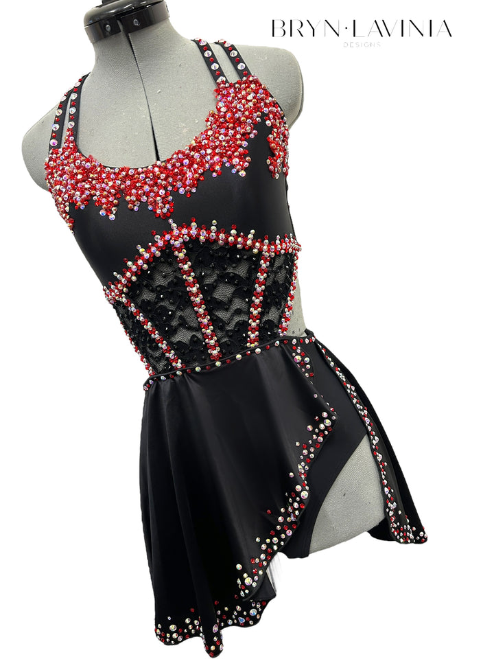 NEW AXS/AS Black/Red ready to ship costume