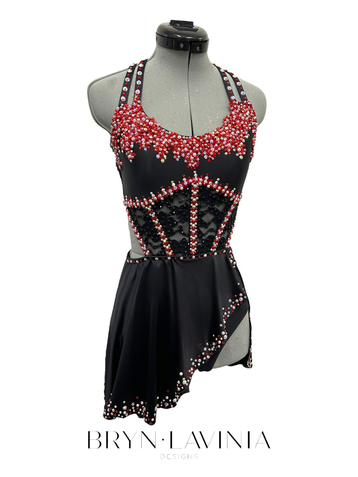 NEW AXS/AS Black/Red ready to ship costume