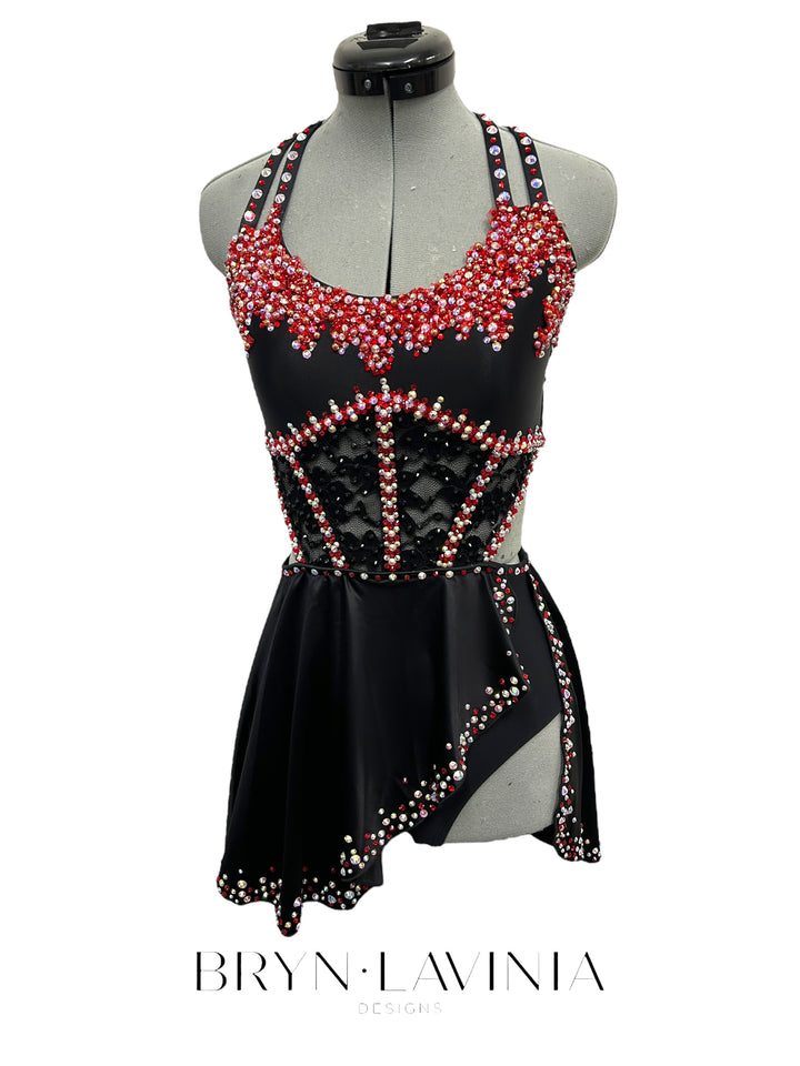 NEW AXS/AS Black/Red ready to ship costume