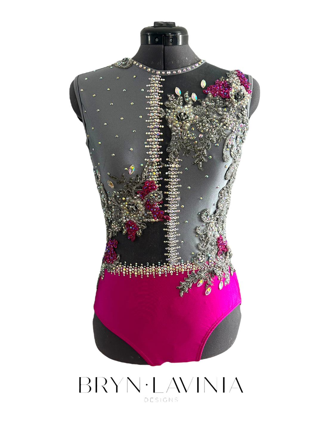 NEW AM Steel Grey/Magenta ready to ship costume