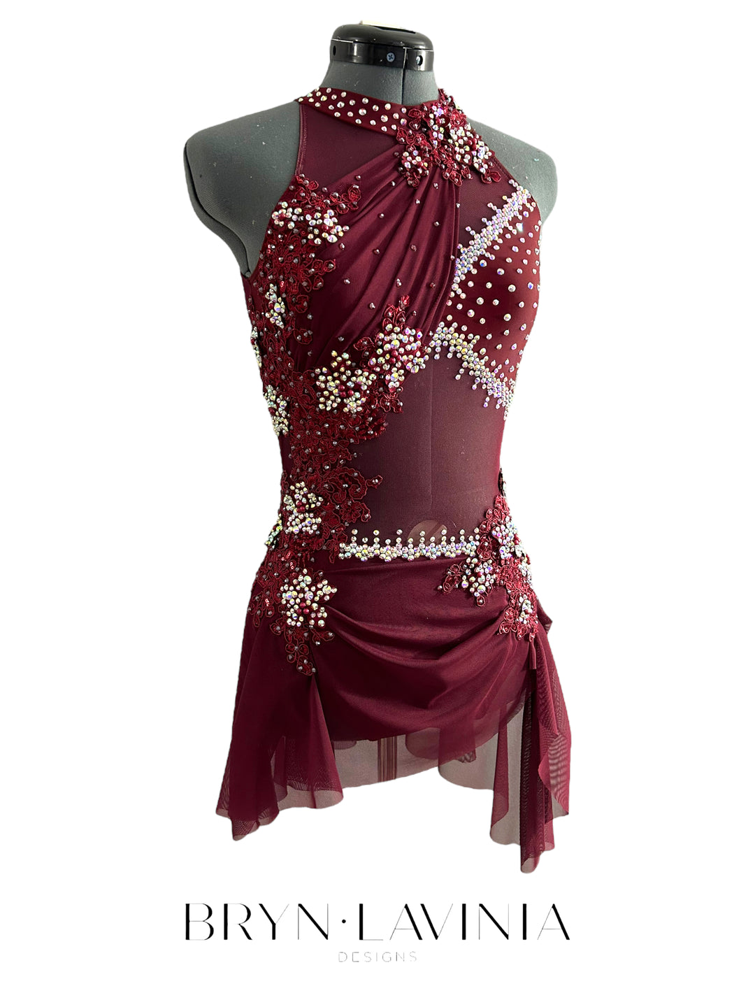 NEW AS Burgundy ready to ship costume