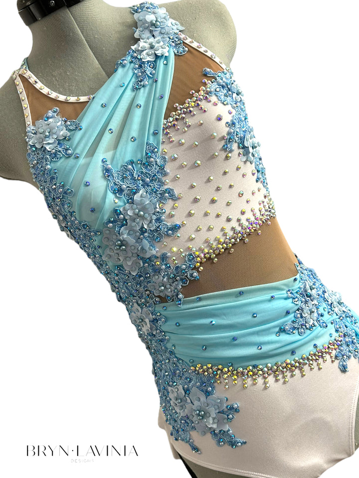 NEW AXS white/light blue ready to ship costume