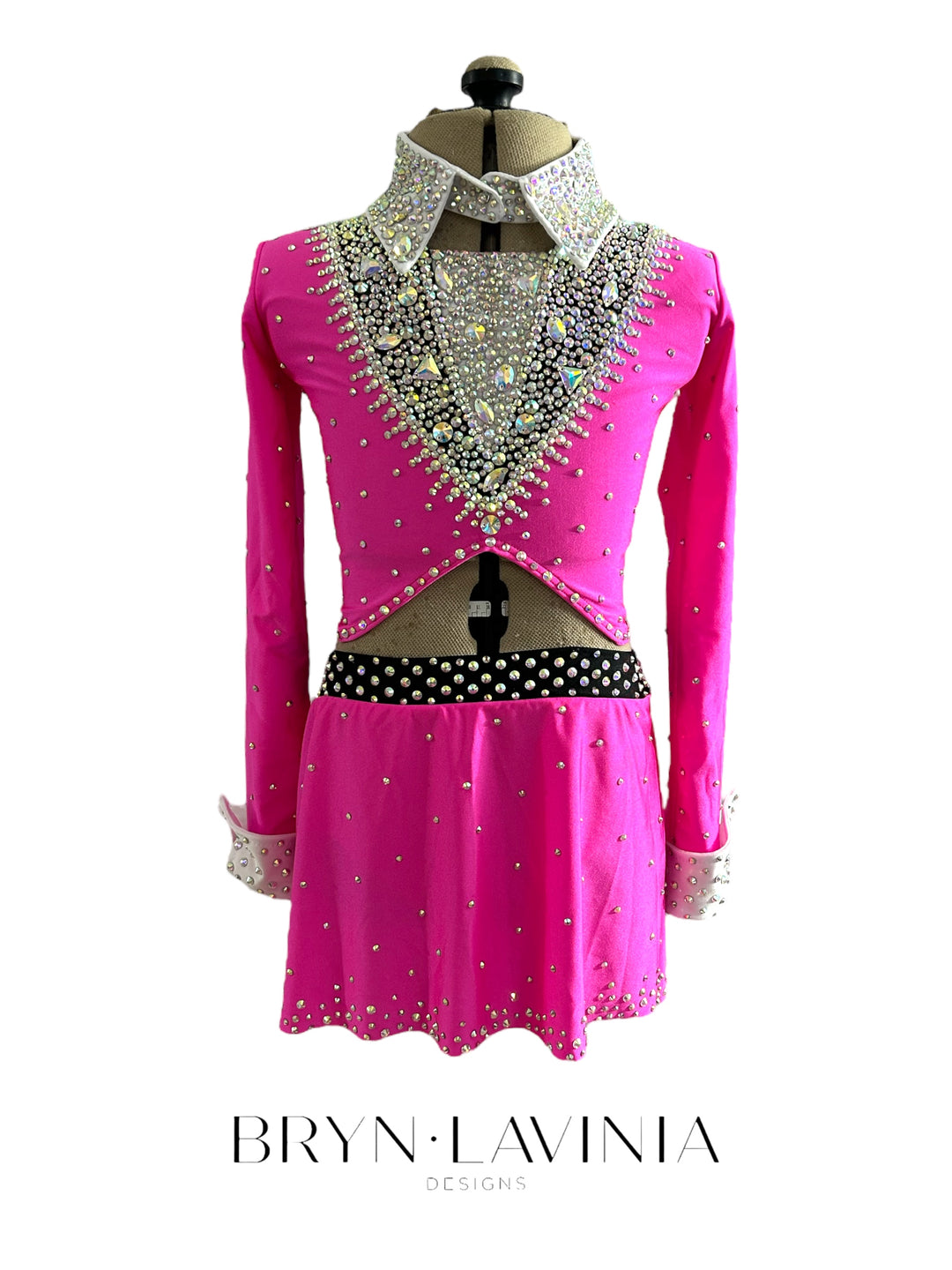 NEW CL pink/black/white ready to ship costume