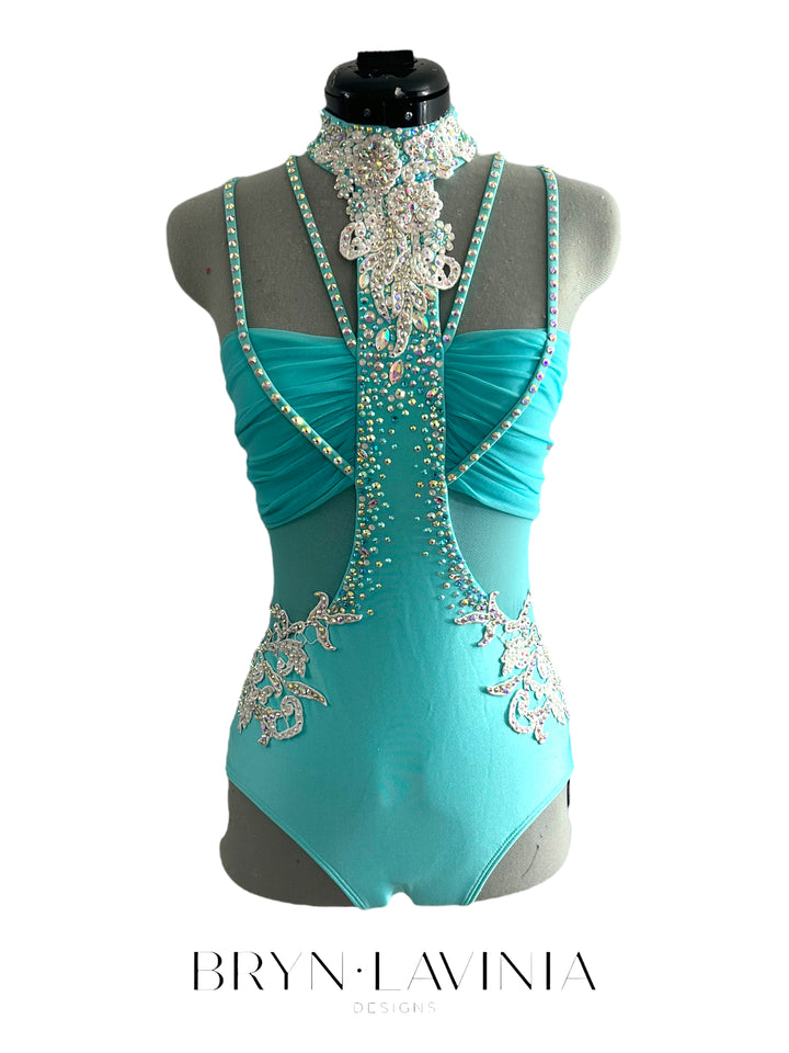 NEW AS Aqua/White ready to ship costume