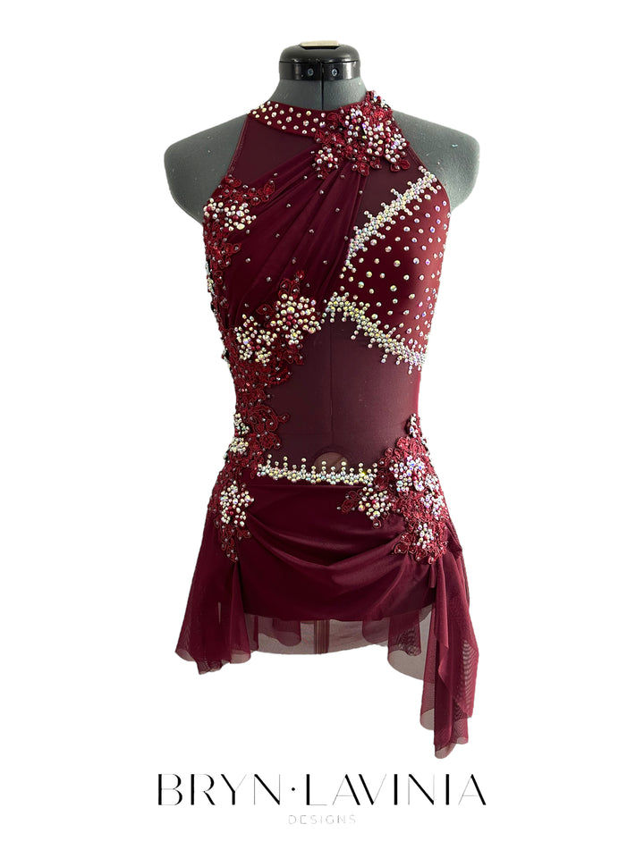 NEW AS Burgundy ready to ship costume