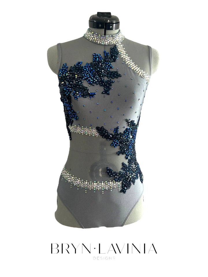 NEW AS Silver/Navy ready to ship costume