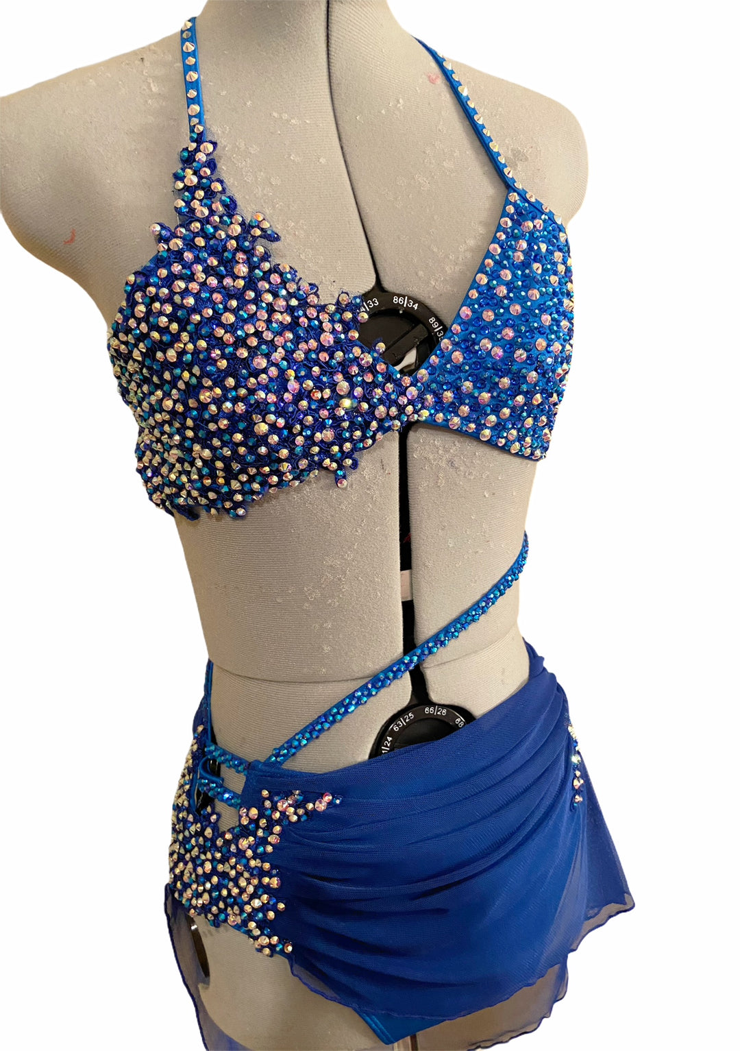 NEW Adult XS royal blue ready-to-ship lyrical costume