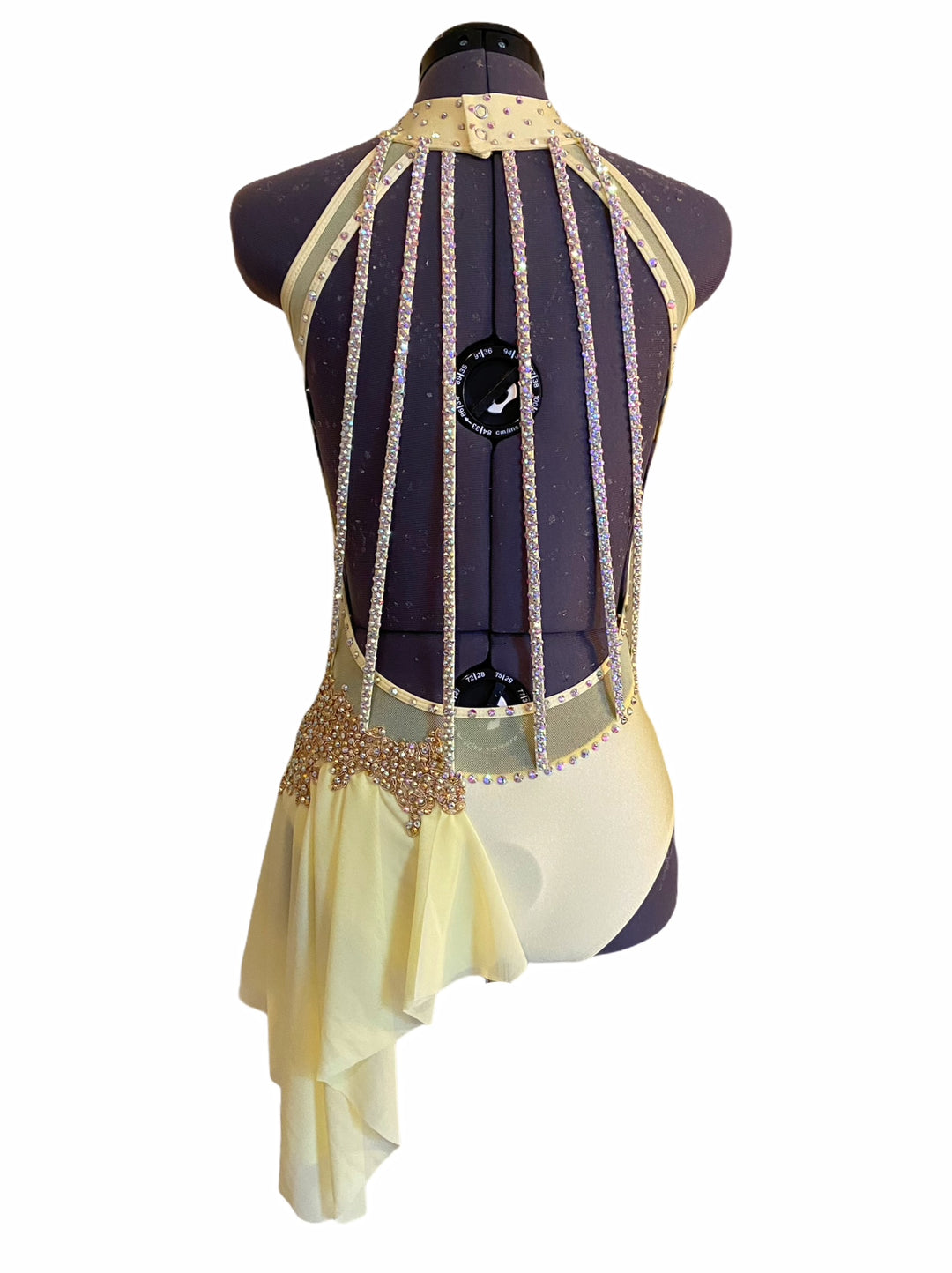 NEW AXS pale yellow ready-to-ship lyrical costume NEW AXS pale yellow ready-to-ship lyrical costume