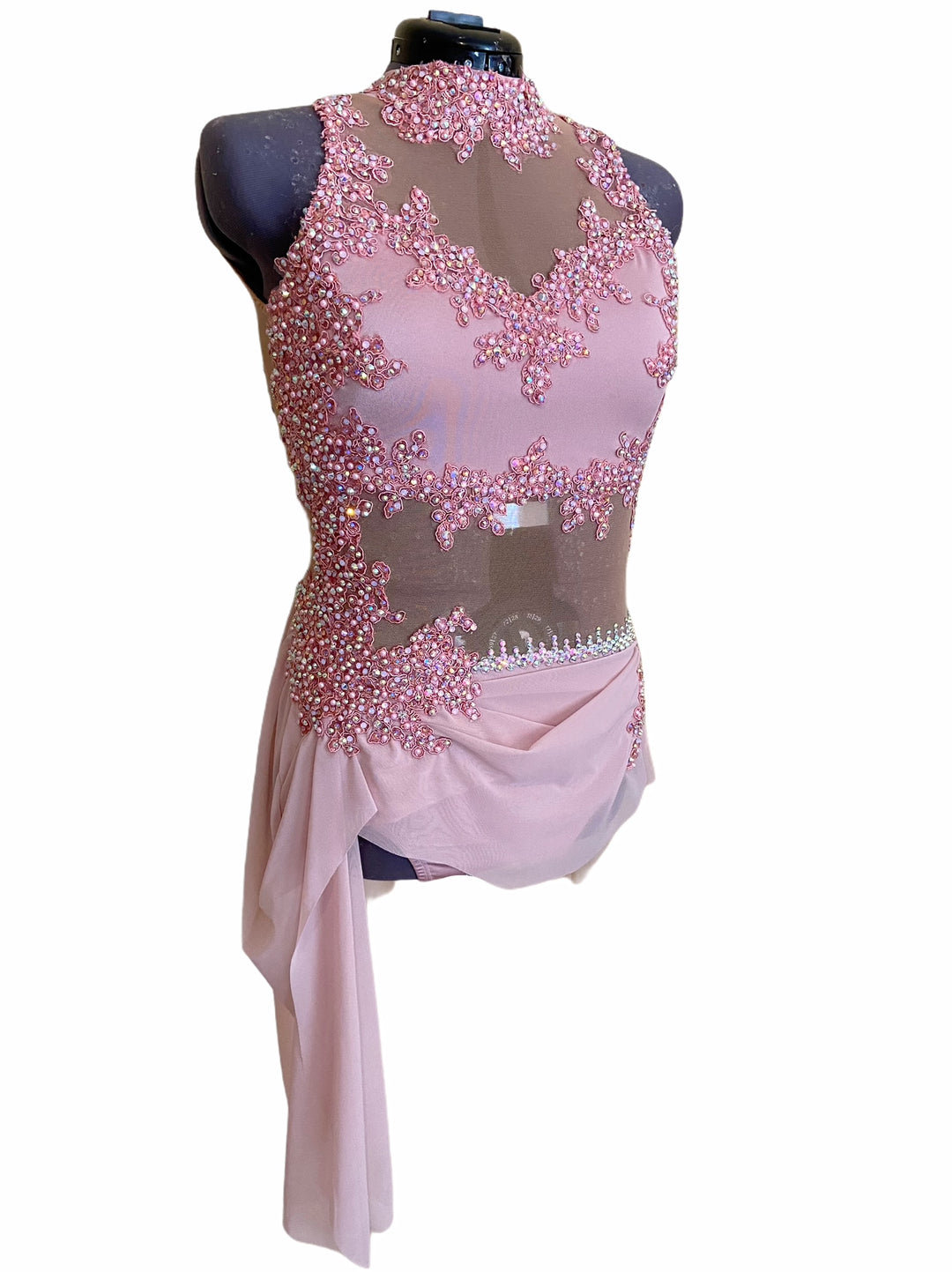pink lyrical dress VENUS pink lyrical dance dance costume