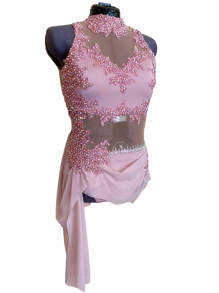 NEW Adult M/L dusty pink ready-to-ship lyrical costume