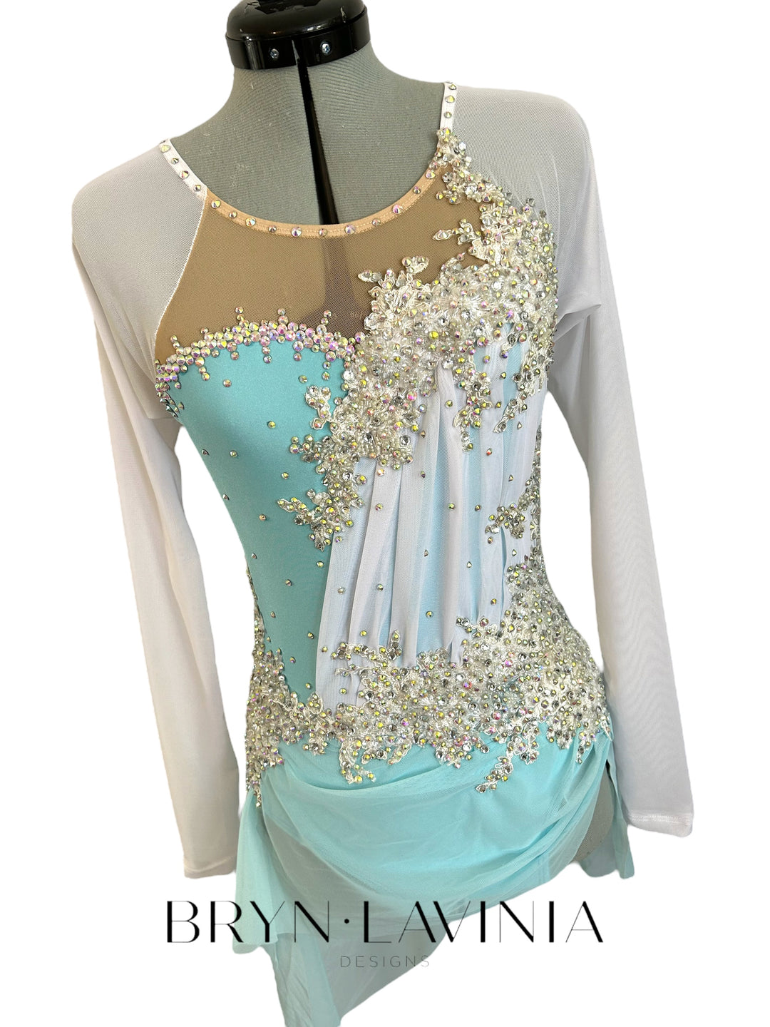 NEW Adult Small ice blue/white ready to ship costume