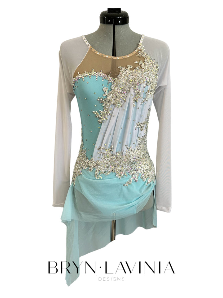 NEW Adult Small ice blue/white ready to ship costume