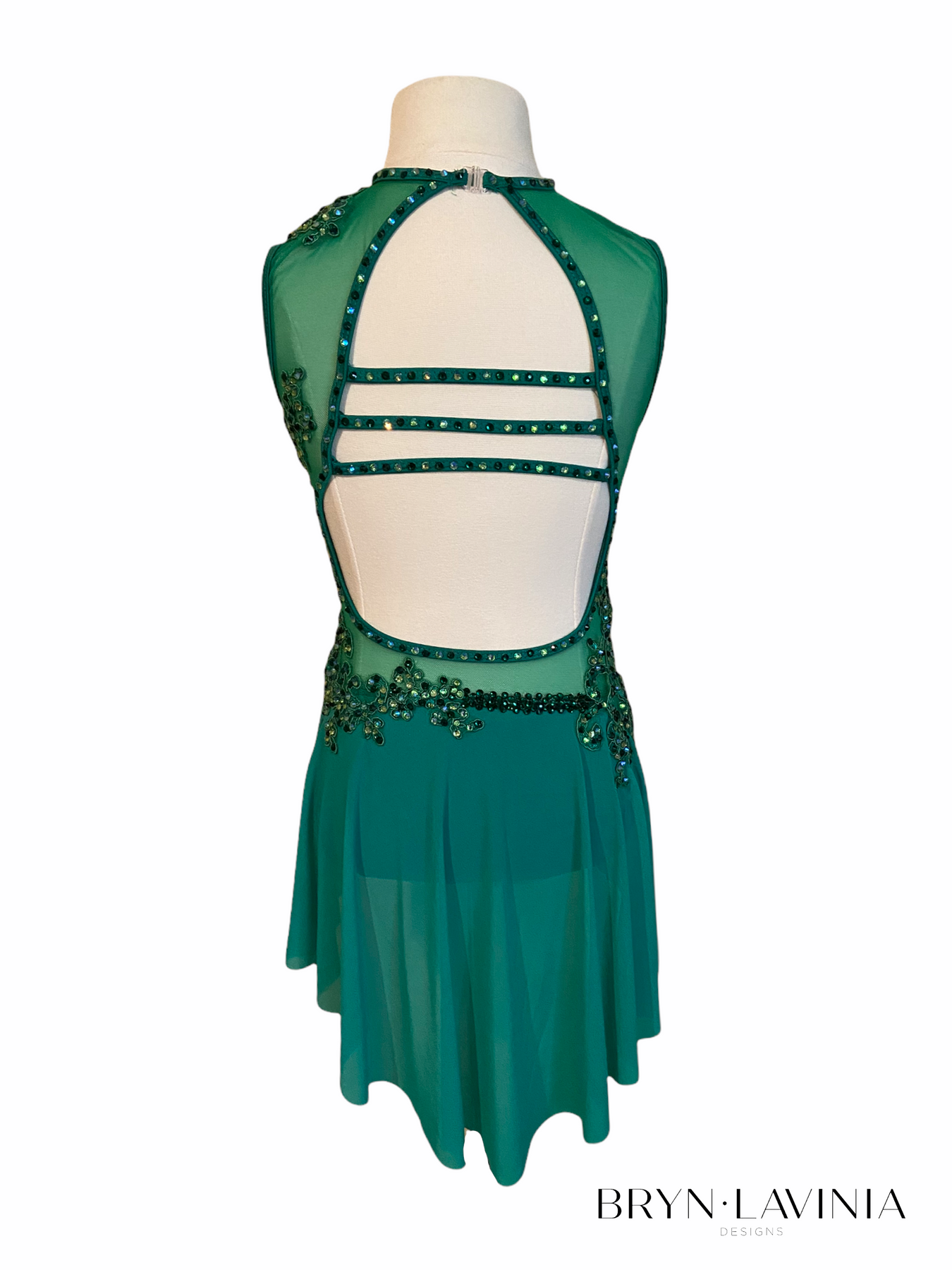 NEW Child Large green lyrical/contemporary ready-to-ship dance costume Bryn Lavinia Designs NEW Child Large green lyrical/contemporary ready-to-ship dance costume Bryn Lavinia Designs