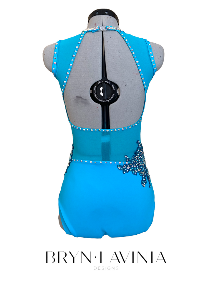 NEW AS Turquoise jazz/contemporary costume