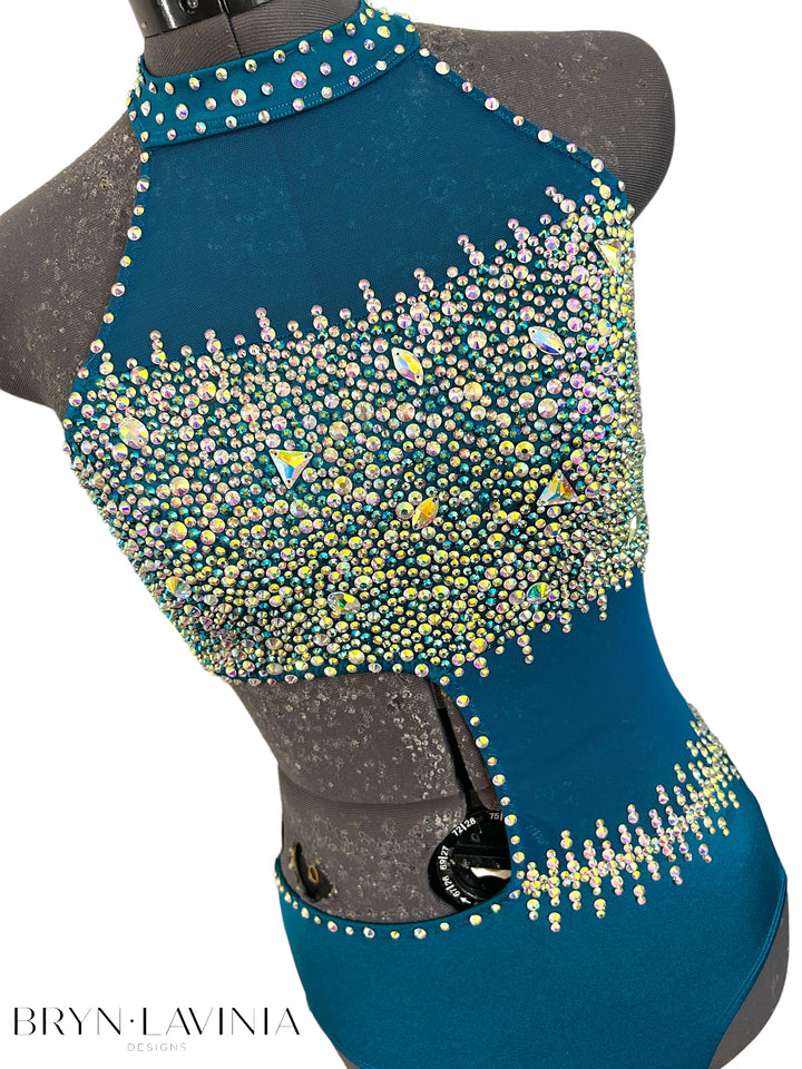 NEW Adult Small/Medium dark teal ready to ship costume