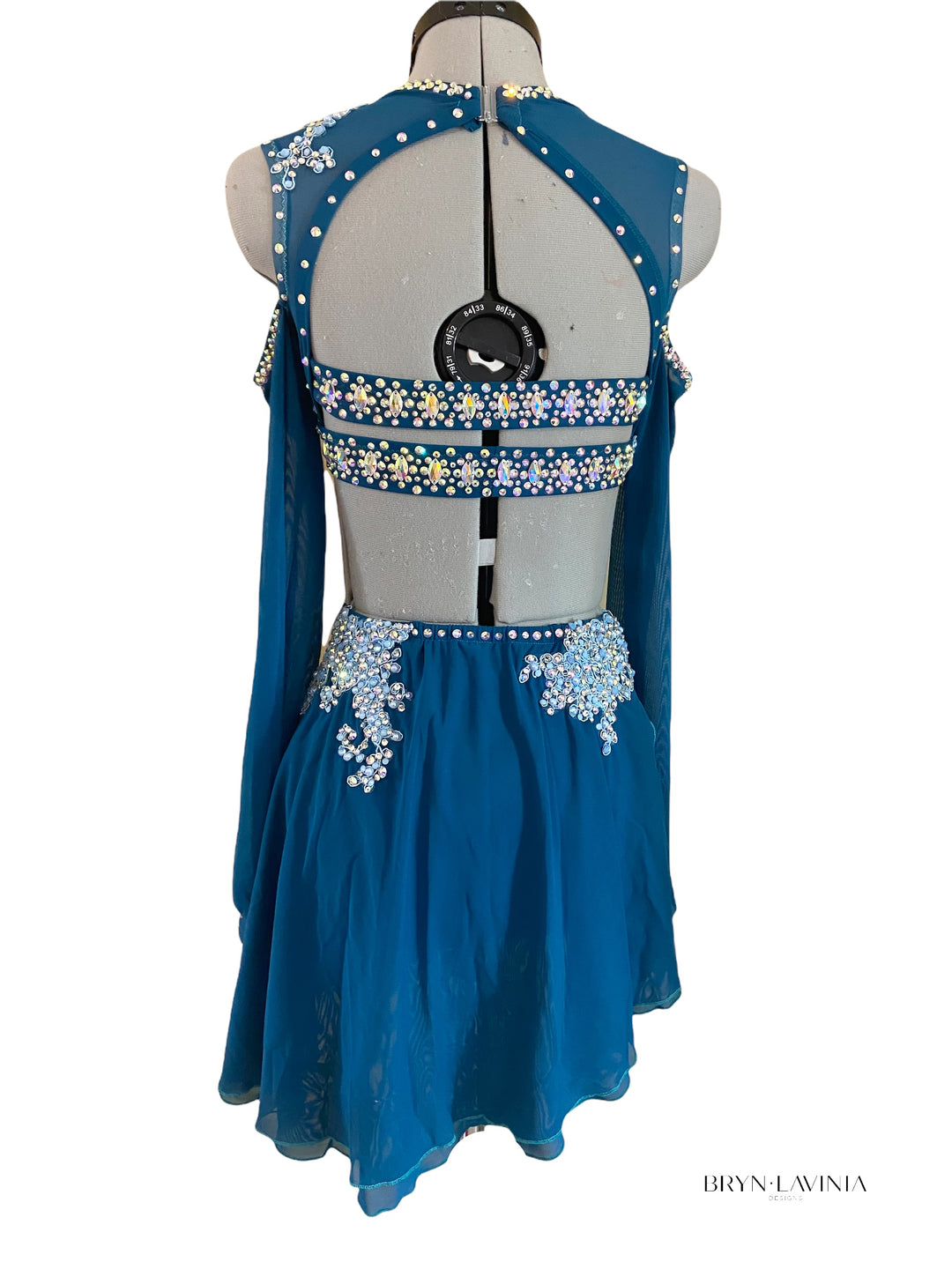 NEW AXS teal/light blue lyrical/contemporary costume