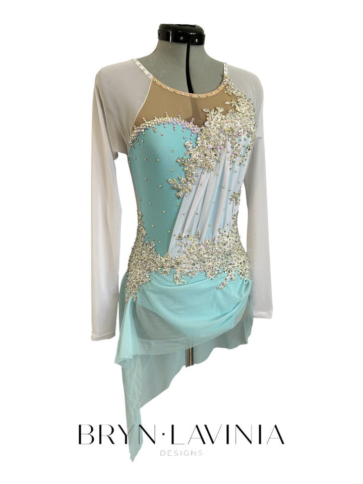 NEW Adult Small ice blue/white ready to ship costume